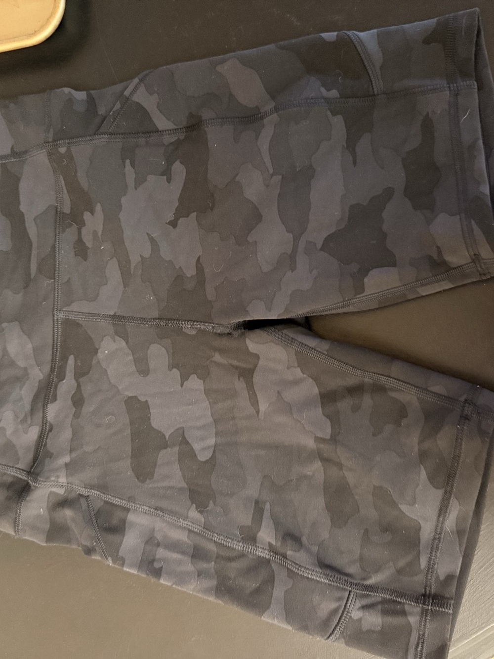 lululemon Align Short with Pockets Camo Black size 8